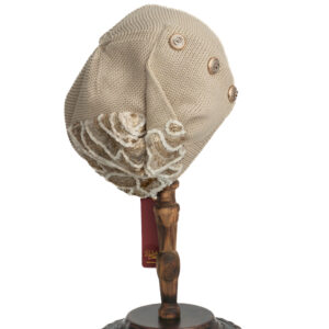 Bֳ©ret dֳ©corֳ© tsniout 100% coton tricotֳ© - beige - modֳ¨le Hadar - Shapo Collection